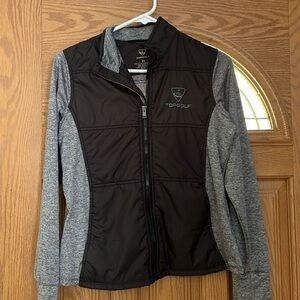 Women's Black and Gray Jacket